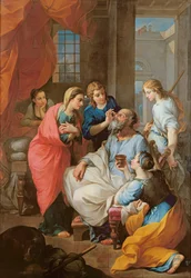 Tobias heilt das Augenlicht seines Vaters, 1733
